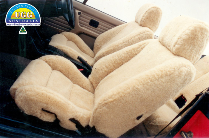 Sheepskin Seat Covers For Car Truck And Motorbike Golden Fleece - Custom Sheepskin Car Seat Covers Brisbane